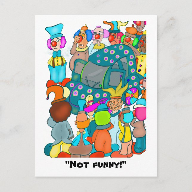 Postal ¡No es gracioso! (Anverso)