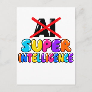 Postal No es IA, es diseño divertido de Super Inteligenci