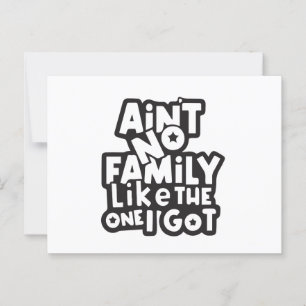 Postal No es la familia como la que tengo