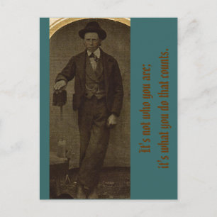 Postal No es quién eres, es lo que haces lo que cuenta