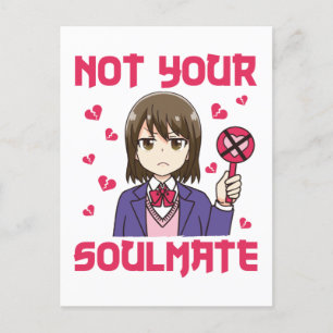 Postal No es tu Día de San Valentín Anti-Soulmate
