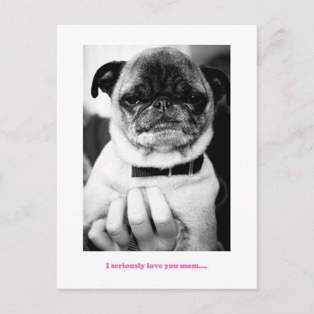 Postal No es un momento emocionado (Anverso)