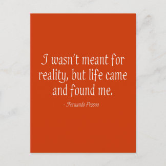 Postal No estaba destinado a la realidad