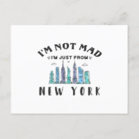 No estoy enfadado, solo soy de Nueva York.