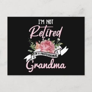 Postal No estoy jubilado, soy una abuela profesional