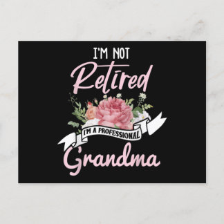 Postal No estoy jubilado, soy una abuela profesional