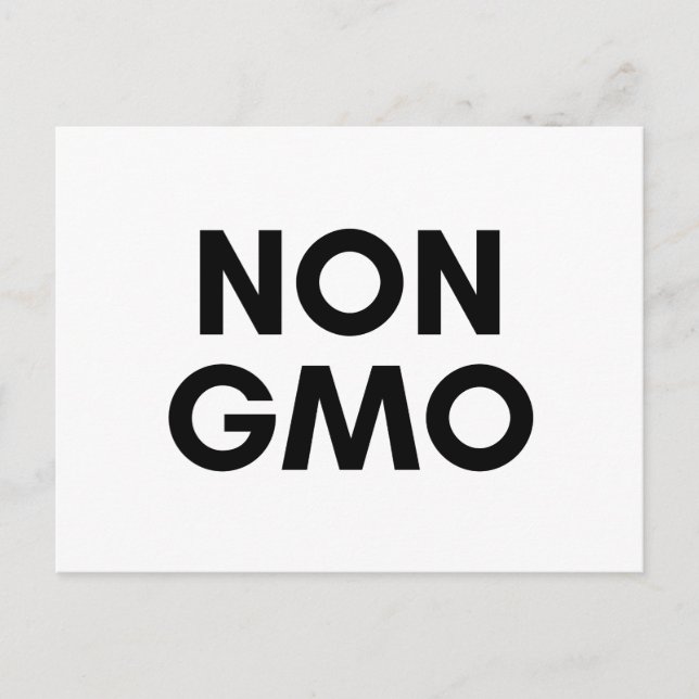 Postal no gmo (Anverso)