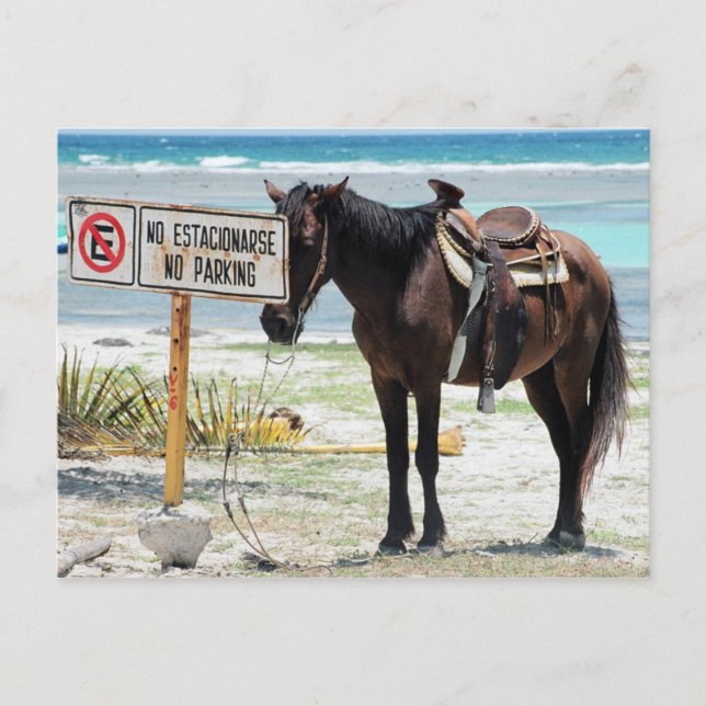 Postal No hay aparcamiento (Anverso)