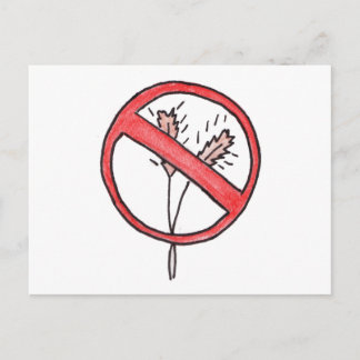 Postal ¡No hay gluten/Trigo libre!