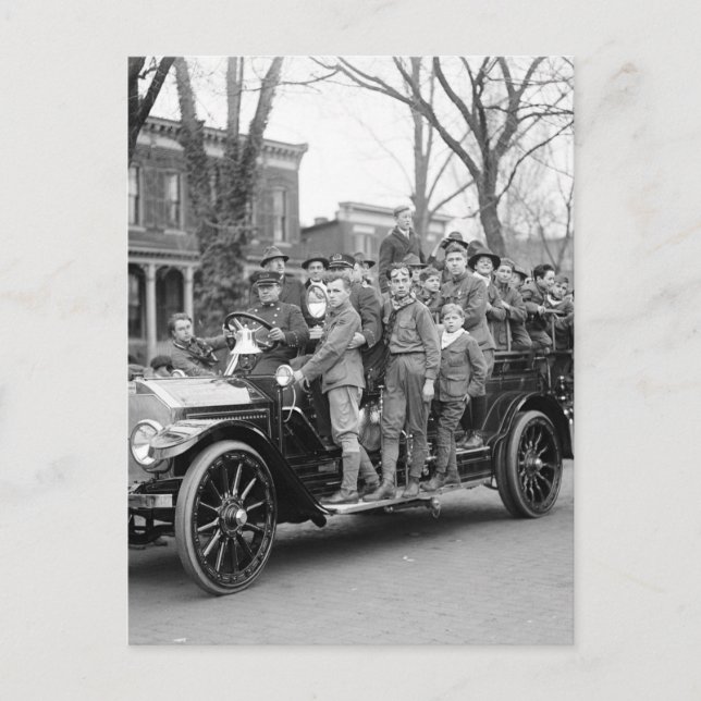 Postal No hay insignias de seguridad otorgadas, década de (Anverso)