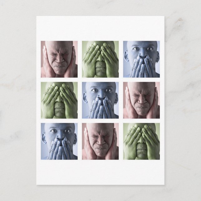 Postal No hay mal que no oiga que el mal no hable. (Anverso)