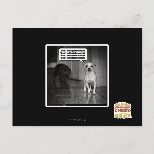 Postal No hay nada de qué temer (Anverso)