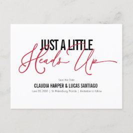 Postal No hay nada que esperar para guardar la fecha