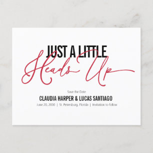 Postal No hay nada que esperar para guardar la fecha