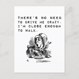 Postal No hay necesidad de motivarme a Crazy Funny Cote