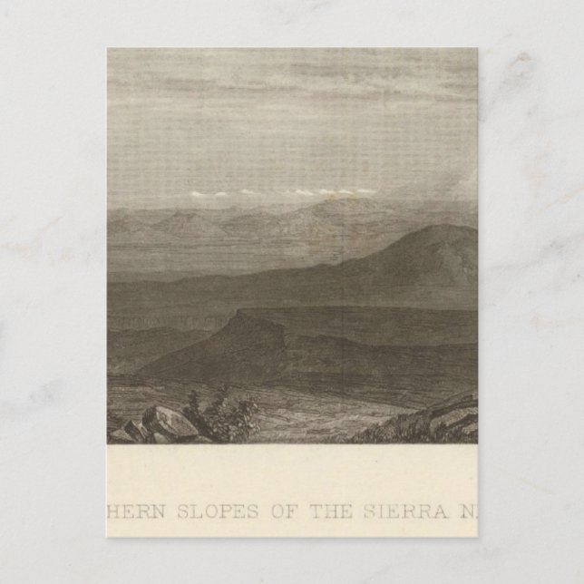 Postal No hay pendientes de Sierra Nevada (Anverso)