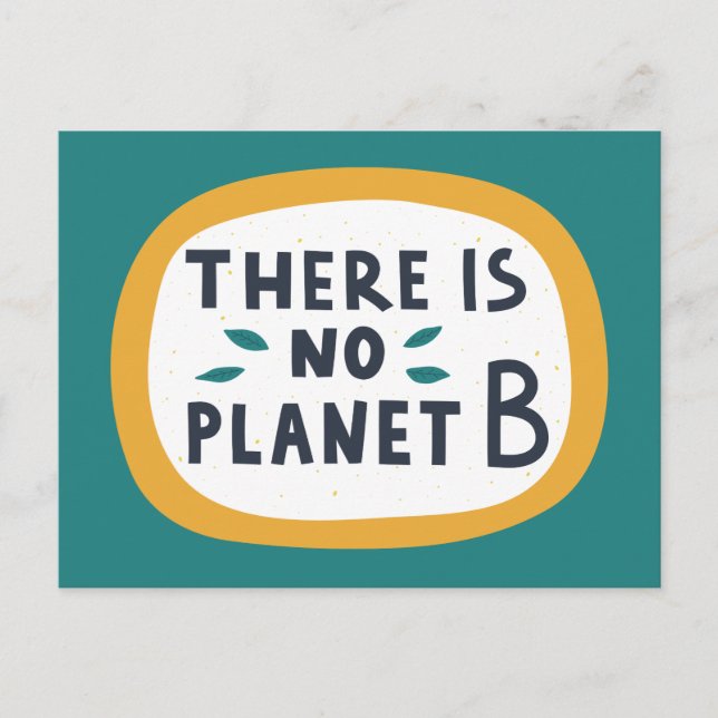 Postal No Hay Planeta B (Anverso)