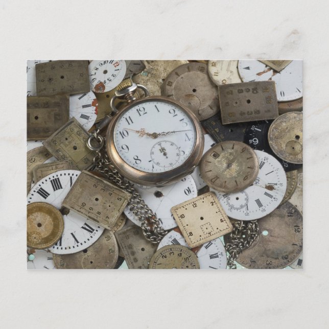 Postal No hay tiempo (Anverso)