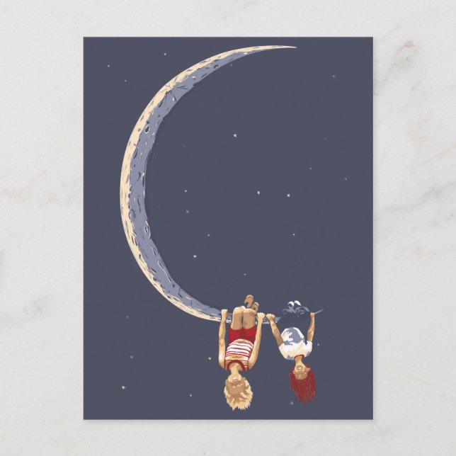 Postal No importa dónde estemos (Anverso)