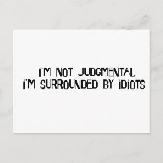 Postal No judgmental