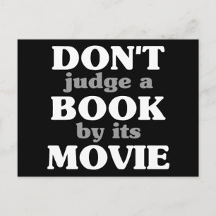Postal No juzguen un libro por su película