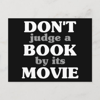 Postal No juzguen un libro por su película