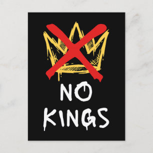Postal No Kings América Protesta Democracia Anti-Trump I