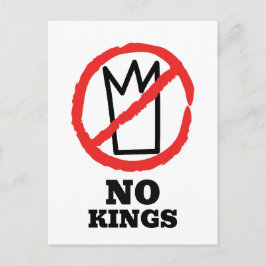 Postal No kings logo, crown red stop sign design