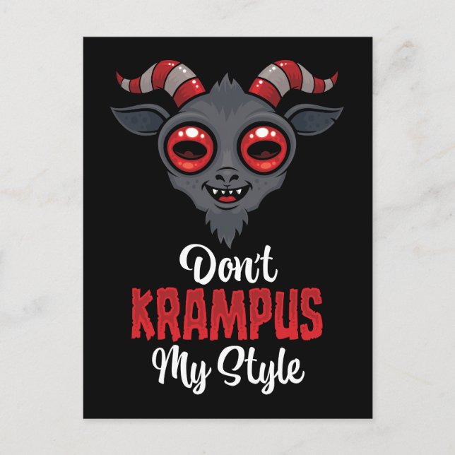 Postal No Krampus Mi Estilo (Anverso)