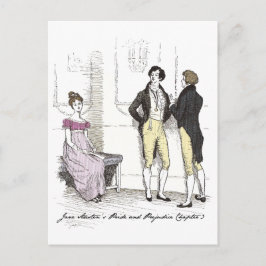 Postal No lo suficientemente guapo, Jane Austen Orgullo y