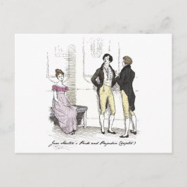 Postal No lo suficientemente guapo, Jane Austen Orgullo y
