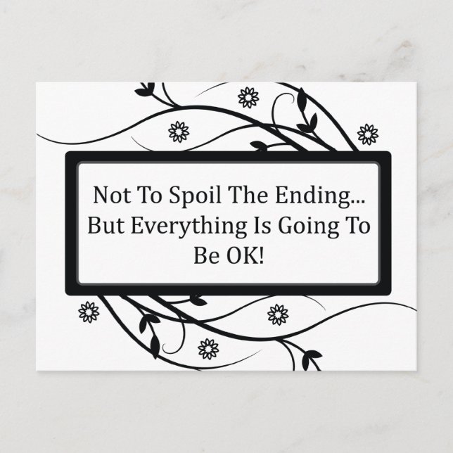 Postal No Malograr El Fin (Anverso)