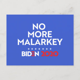 POSTAL NO MÁS MALARKEY