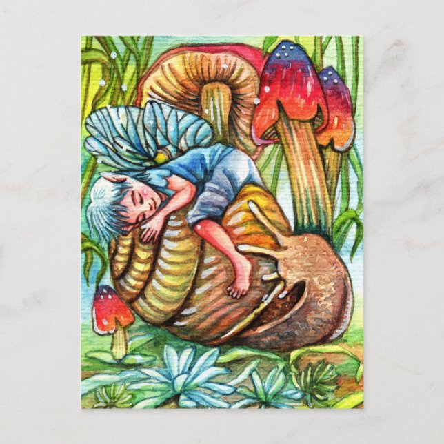 Postal No me despierte (Anverso)