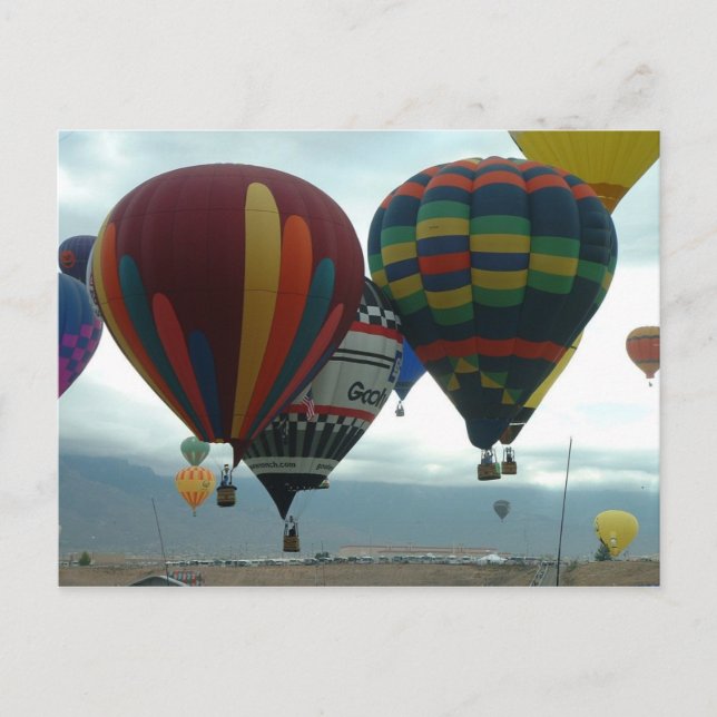 Postal ¡¡No me empujes!! Balloon (Anverso)