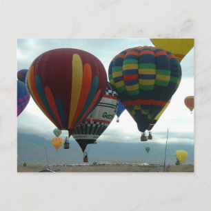 Postal ¡¡No me empujes!! Globo