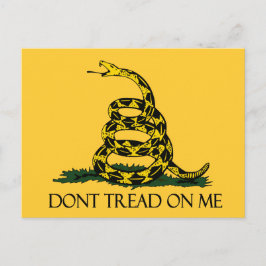 Postal No me engañes, bandera de Gadsden historia patriót