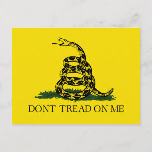 Postal No me enseñes la bandera de Gadsden
