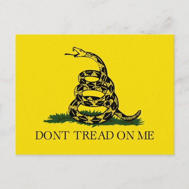 Postal No me enseñes la bandera de Gadsden
