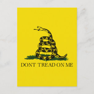 Postal NO ME HAGAN EL TREAD, La Bandera De Gadsden