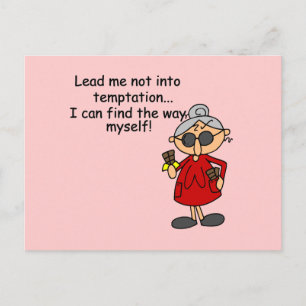 Postal No Me Llevo Al Humor De Tentación