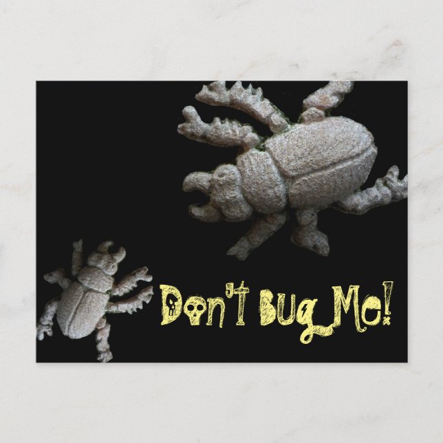Postal ¡No me molestes! Beetle Bug (Anverso)