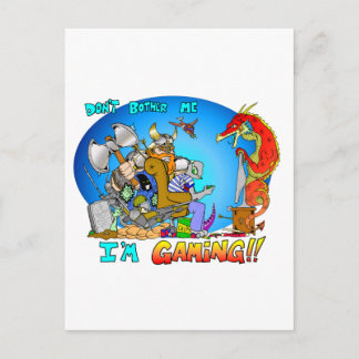 Postal No me molestes, estoy jugando