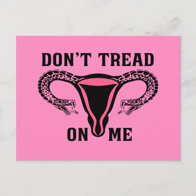 Postal No me pises feminista (Anverso)