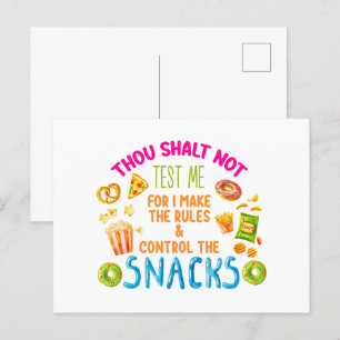 Postal No Me Pondrás a Prueba Porque Yo Hago Las Reglas 