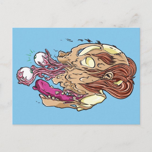 Postal ¡No mires atrás! (Anverso)