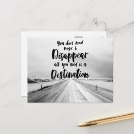 Postal No Necesitas Magia para Desaparecer