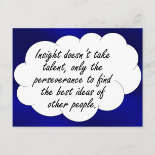 Postal No necesitas talento para tener una gran visión
