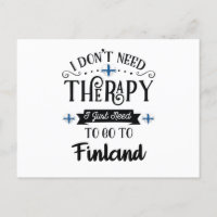 No Necesito Terapia Solo Necesito Ir A Finlandia