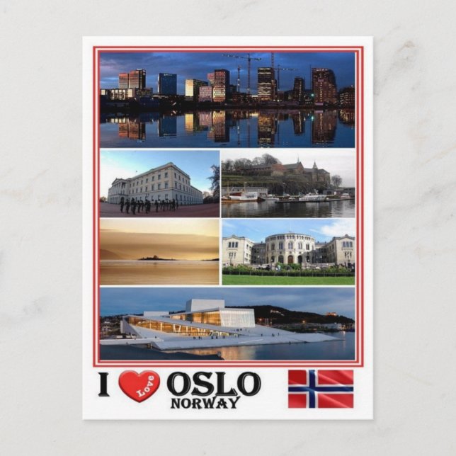 Postal NO - Noruega - Oslo - (Anverso)
